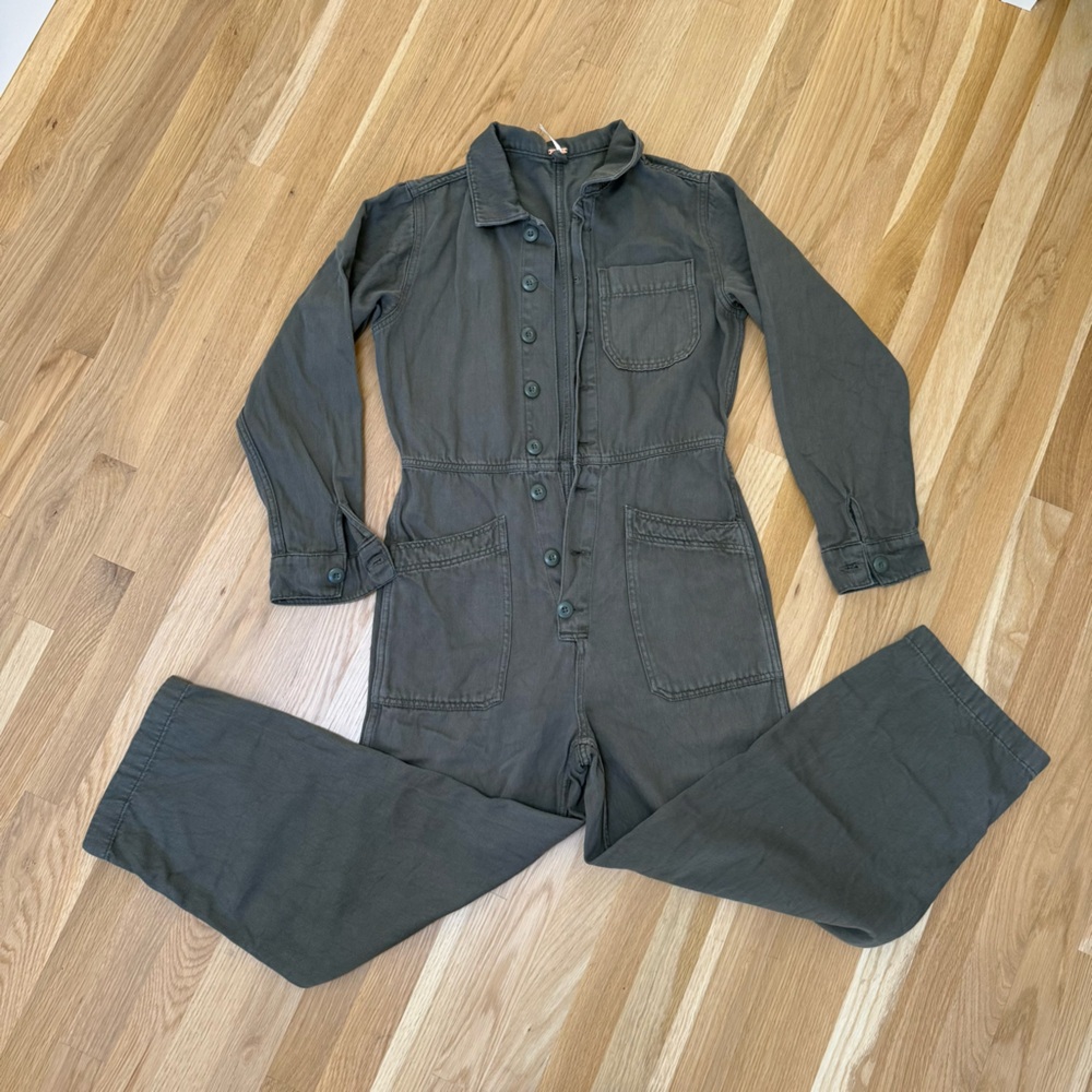 Free people boiler jumpsuit